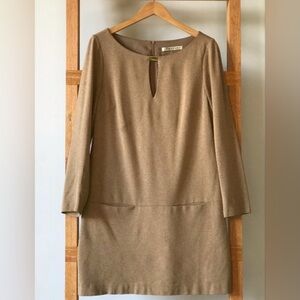 Trina Turk - Camel Knit Jersey Shift Dress - Size 10